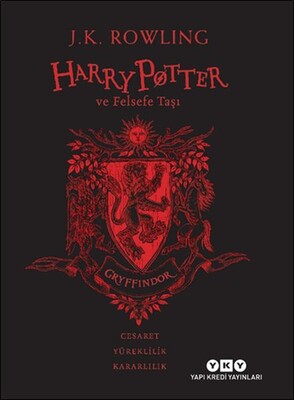 Harry Potter ve Felsefe Taşı 20. Yıl Gryffindor Özel Baskısı - Yapı Kredi Yayınları