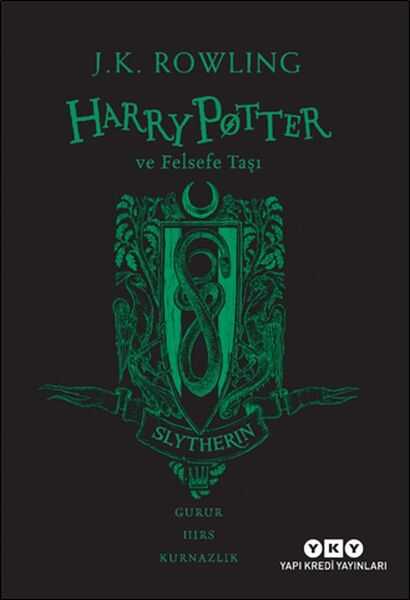 Yapı Kredi Yayınları - Harry Potter ve Felsefe Taşı 20. Yıl Slytherin Özel Baskısı