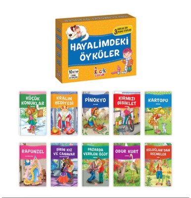 Hayalimdeki Öyküler– (10 Kitap+Soru Kitapçığı) - Bıcırık Yayıncılık