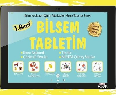 Hayat Okul 1. Sınıf Bilsem Tabletim (Yeni) - Hayat Yayınları