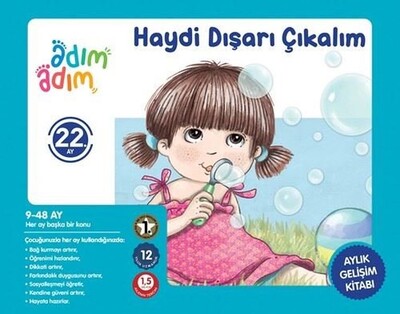 Haydi Dışarı Çıkalım - 22. Ay Gelişim Kitabı - Adım Adım Bebek Eğitimi