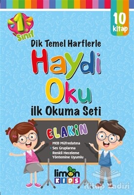 Haydi Oku - 1. Sınıf İlk Okuma Seti (10 Cilt Takım) - limonKIDS