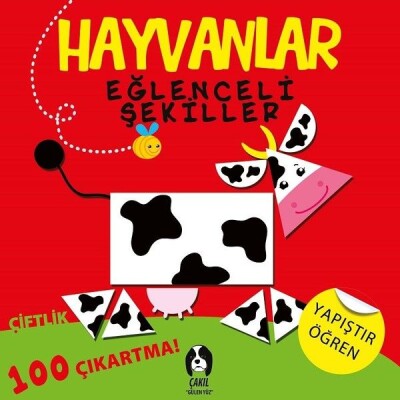 Hayvanlar Eğlenceli Şekiller - Çiftlik - Çakıl Gülen Yüz