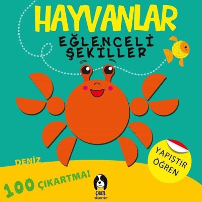 Hayvanlar Eğlenceli Şekiller - Deniz - Çakıl Gülen Yüz