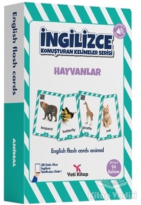 Hayvanlar - İngilizce Konuşturan Kelimeler Serisi - Yeti Kitap