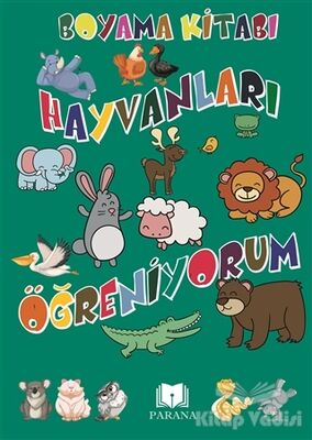 Hayvanları Öğreniyorum - Boyama Kitabı - 1