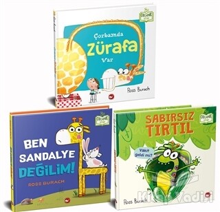 Hayvanlarla Eğleniyorum Set - Organik Kitap (3 Kitap Takım) - Beyaz Balina Yayınları