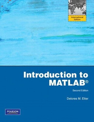 He:Etter :Introductıon To Matlab - Pearson Yayıncılık