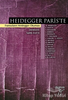 Heidegger Paris'te - Otonom Yayıncılık