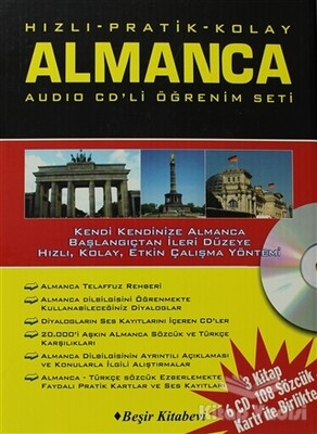 Hızlı - Pratik - Kolay Almanca Audio CD’li Öğrenme Seti - Beşir Kitabevi