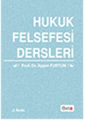 Hukuk Felsefesi Dersleri - 1