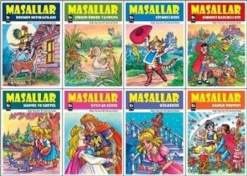 İlk Okuma Dizisi Masallar (8 Kitap) - Bilgi Yayınevi