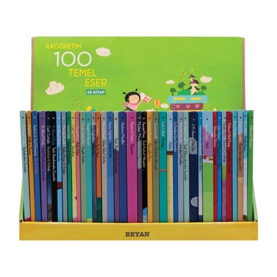 İlköğretim 100 Temel Eser (40 Kitap Takım) - Beyan Yayınları