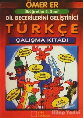 İlköğretim 5. Sınıf Türkçe Çalışma Kitabı - Kare Yayınları