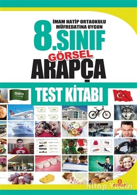 İmam Hatip Ortaokulu Müfredatına Uygun 8. Sınıf Görsel Arapça Test Kitabı - Ensar Neşriyat