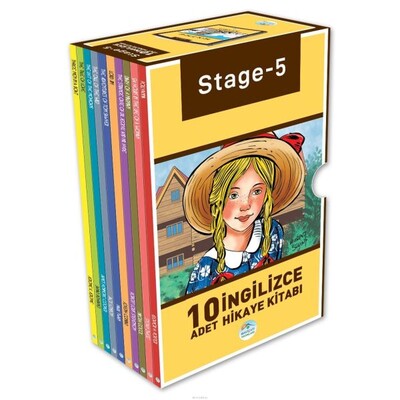 İngilizce Hikaye Seti 10 Kitap Takım - Stage 5 - Maviçatı Yayınları