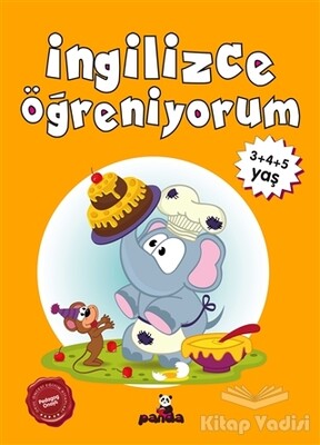 İngilizce Öğreniyorum 3+4+5 Yaş - Beyaz Panda Yayınları