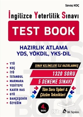 İngilizce Yeterlilik Sınavı - Test Book - İDA Yayınları