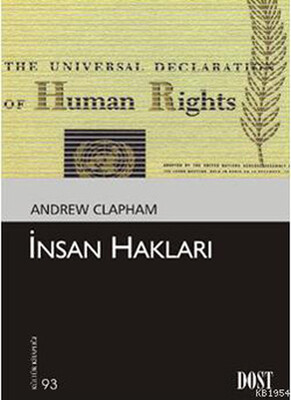 İnsan Hakları - Dost Kitabevi Yayınları