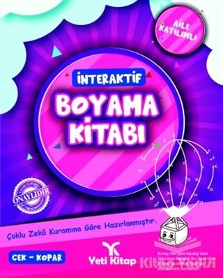 İnteraktif Boyama Kitabı 1 - Yeti Kitap