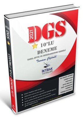 İntibak 2021 DGS 10 Deneme Çözümlü - İntibak Yayınları