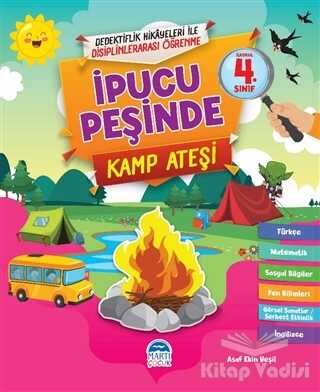 Martı Yayınları - İpucu Peşinde Kamp Ateşi - İlkokul 4. Sınıf