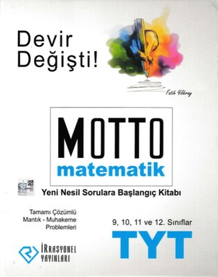 İrrasyonel TYT Motto Matematik Yeni Nesil Sorulara Başlangıç Kitabı (Yeni) - İrrasyonel Yayınları