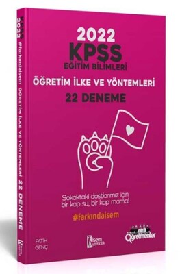 İsem 2022 KPSS Eğitim Bilimleri Öğretim İlke ve Yöntemleri 22 Deneme - İSEM Yayıncılık