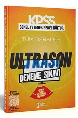 İsem 2022 KPSS Genel Yetenek Genel Kültür ÖSYM Tarzı UltraSon Deneme Sınavı - İsem Yayıncılık