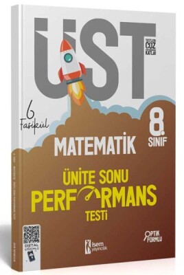 İsem Yayıncılık 2023 8. Sınıf LGS Matematik 6 Fasikül Ünite Sonu Performans Testi - İsem Yayıncılık