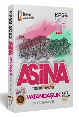 İsem Yayıncılık 2023 KPSS Aşina Vatandaşlık Çözümlü Soru Bankası - İsem Yayıncılık