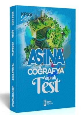 İsem Yayıncılık 2023 KPSS Lisans Aşina Coğrafya Çek Kopar Yaprak Test - İsem Yayıncılık