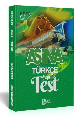 İsem Yayıncılık 2023 KPSS Lisans Aşina Türkçe Çek Kopar Yaprak Test - İsem Yayıncılık