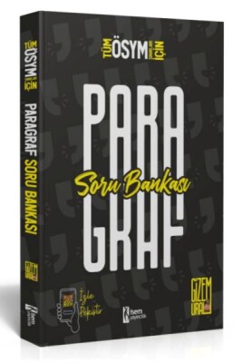 İsem Yayıncılık 2023 Tüm Ösym Sınavları İçin Paragraf Soru Bankası - İsem Yayıncılık