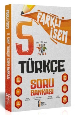 İsem Yayıncılık 2024 Farklı İsem 5.Sınıf Türkçe Soru Bankası - İsem Yayıncılık