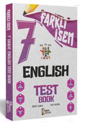 İsem Yayıncılık 2024 Farklı İsem 7.Sınıf İngilizce Soru Bankası - İsem Yayıncılık