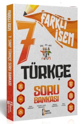 İsem Yayıncılık 2024 Farklı İsem 7.Sınıf Türkçe Soru Bankası - İsem Yayıncılık