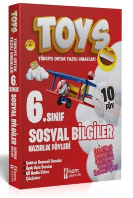 İsem Yayıncılık 2024 Toys 6. Sınıf Sosyal Bilgiler  Hazırlık Föyleri - İsem Yayıncılık