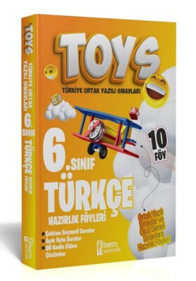 İsem Yayıncılık 2024 Toys 6. Sınıf Türkçe Hazırlık Föyleri - İsem Yayıncılık
