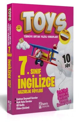 İsem Yayıncılık 2024 Toys 7. Sınıf İngilizce Hazırlık Föyleri - İsem Yayıncılık