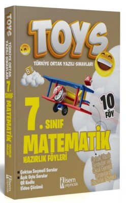 İsem Yayıncılık 2024 Toys 7. Sınıf Matematik Hazırlık Föyleri - İsem Yayıncılık
