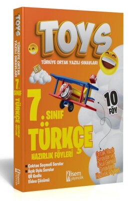 İsem Yayıncılık 2024 Toys 7. Sınıf Türkçe Hazırlık Föyleri - İsem Yayıncılık