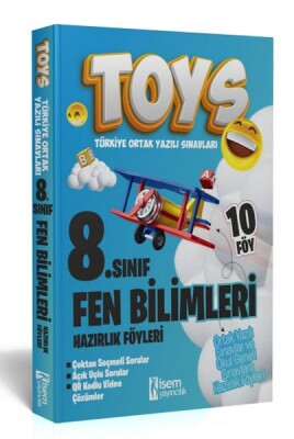 İsem Yayıncılık 2024 Toys 8. Sınıf Fen Bilimleri Hazırlık Föyleri - İsem Yayıncılık