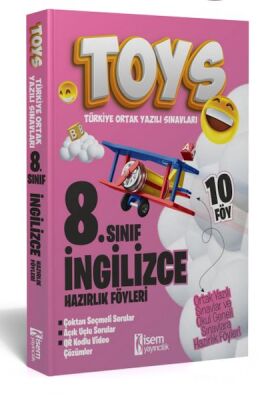 İsem Yayıncılık 2024 Toys 8. Sınıf İngilizce Hazırlık Föyleri - 1