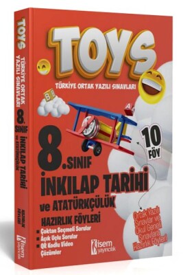 İsem Yayıncılık 2024 Toys 8. Sınıf İnkılap Tarihi Ve Atatürkçülük Hazırlık Föyleri - İsem Yayıncılık