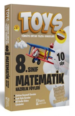 İsem Yayıncılık 2024 Toys 8. Sınıf Matematik Hazırlık Föyleri - İsem Yayıncılık