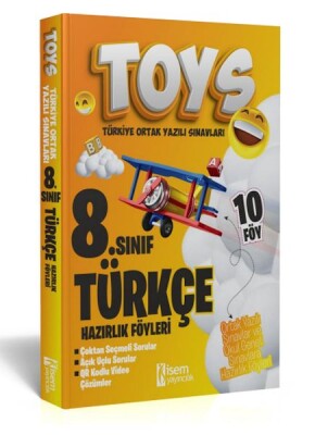 İsem Yayıncılık 2024 Toys 8. Sınıf Türkçe Hazırlık Föyleri - İsem Yayıncılık