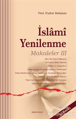 İslami Yenilenme - Makaleler 3 - Ankara Okulu Yayınları