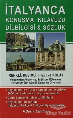 İtalyanca Konuşma Kılavuzu Dilbilgisi - Sözlük - Beşir Kitabevi