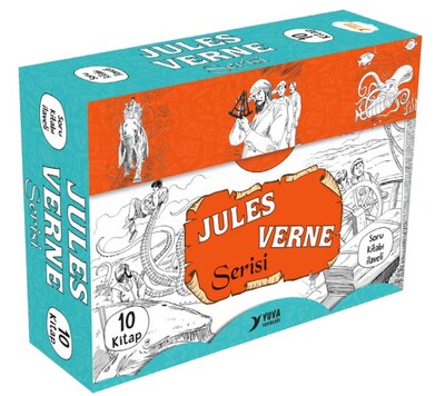 Jules Verne Serisi 4. Sınıf (10 Kitaplık Set) - Yuva Yayınları